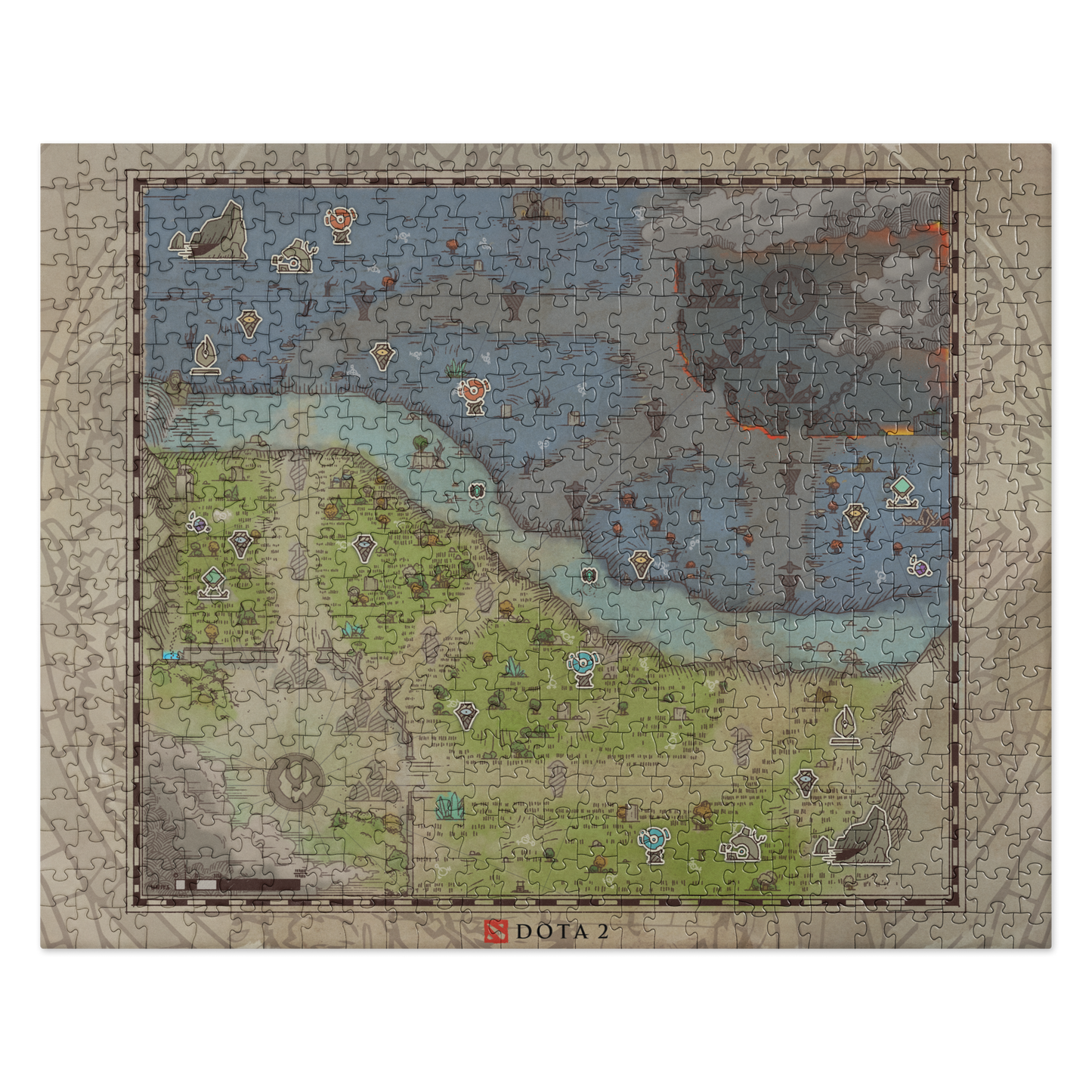 TI12 Dota2 Map Puzzle